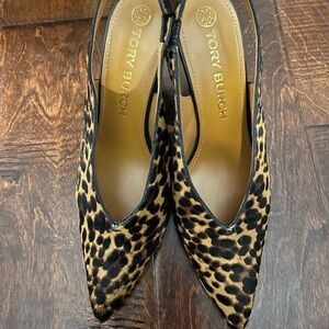 Torch Burch Wedge Animal Print Used